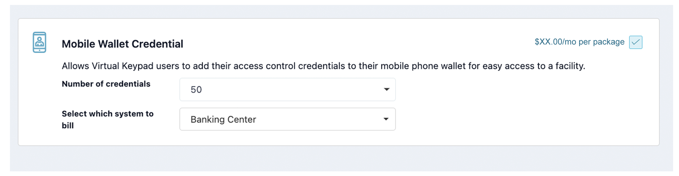 Mobile wallet credentials - checkbox.png